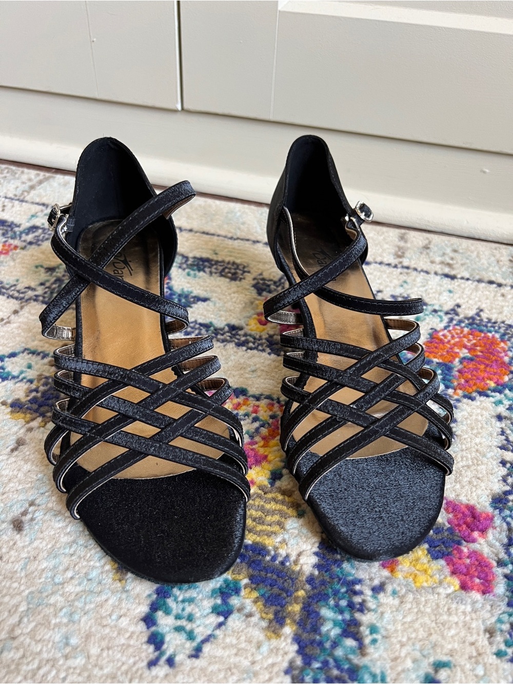 So Danca Rabah Black Ballroom Dance Shoes BL180 size 9.5